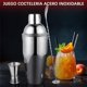 thumbnail image 3 of Bar Set Kit 30 Piezas Utensilios, Coctelera Kit Bartender, Juego de Coctelera de Cóctel de Acero Inoxidable 750ml, Set de Coctelería con Soporte de Acrílico, con Soporte Uso Bar, Fiesta, 3 of 8