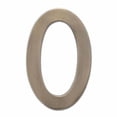 thumbnail image 2 of Architectural Mailboxes 4" Brass Floating House Number, Satin Nickel, 2, 2 of 7