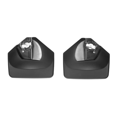 WeatherTech Custom No Drill Splash Guard MudFlaps compatible with Ford Transit, E-Transit, Front Pair - Black