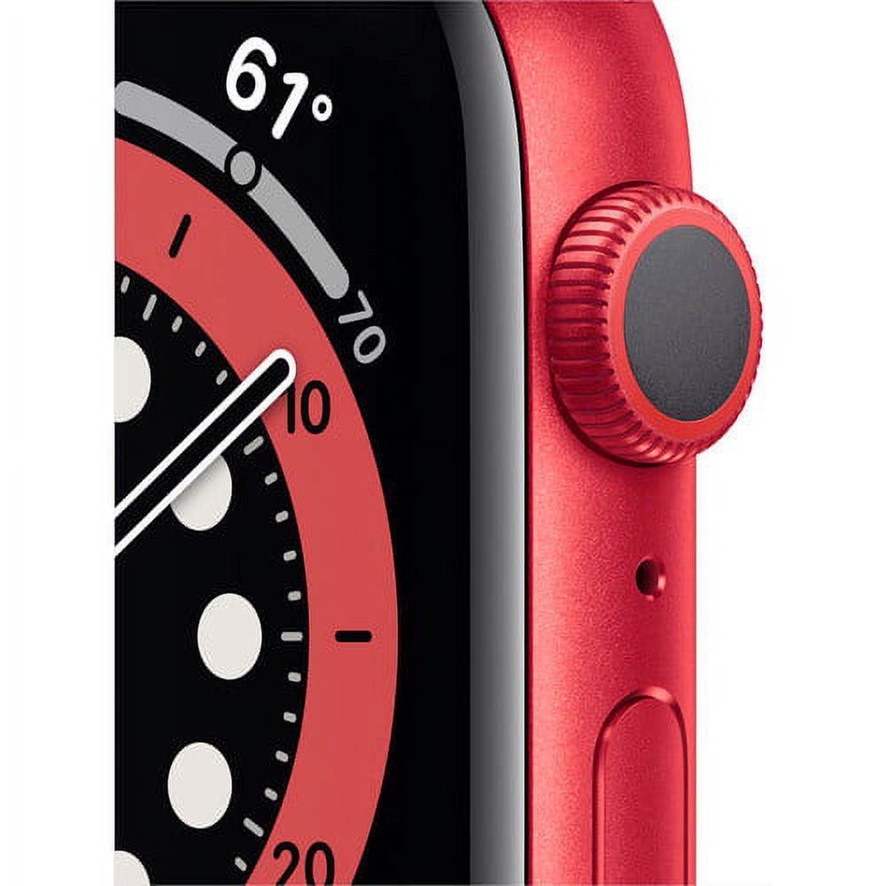 Apple Watch Series 6 GPS, 44mm PRODUCT(RED) Aluminum Case with PRODUCT(RED) Sport Band - Regular - image 2 of 4