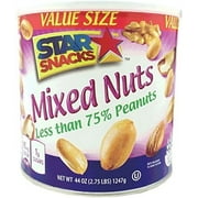 Star Snacks Mixed Nuts Value Size 44 oz (2.75 lbs)