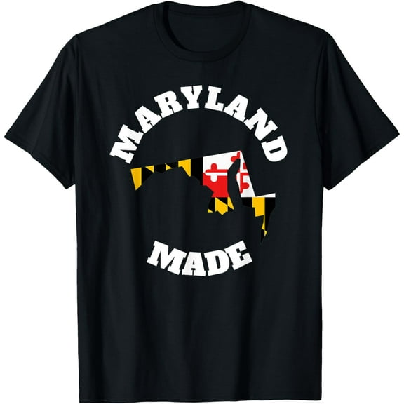 Maryland Made State Flag Made in Maryland T-Shirt