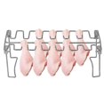 thumbnail image 2 of Stainless Steel Non-stick Chicken Wing Leg Rack Barbecue Rib Grilling Bbq Roast Rack Folded Roast Chicken Leg Rack, 2 of 4