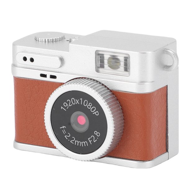 Mini Cámara De Llavero, Cámara De 64 GB Retro Micro Digital Con Pantalla De Color De 0.96 Pulgadas, 1080p Grabadora De Video De Bolsillo Compacto Con Luz LED, 6 Filtros Para La
