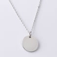 thumbnail image 3 of Pendentif Unisexe Pendentif Rond Surface Lisse Hommes Femmes Brillant Lustre Pendentif Bijoux Cadeaux, 3 of 7