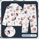 thumbnail image 1 of Ropa de dormir para niños, conjunto de ropa para el hogar similar al algodón de manga larga con cuello para niños y niñas, diseño de dibujos animados, primavera y otoño, 1 of 5