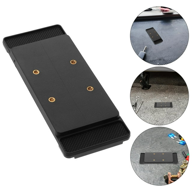 GOOHOCHY 1Set Dash Cam Mount Universal Mounting Plate For Driving Scenic Events Black Abs Material