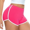 thumbnail image 6 of Xihbxyly Women's Athletic Shorts, Women Bike Shorts Gym Ruched Butt Lift Gym Workout Athletic Sport Yoga Shorts Capris Leggings Thong Hot Pink M, 6 of 7