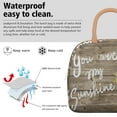 thumbnail image 3 of Lunch Bag Lunch Box for Women Reusable Insulated Lunch Cooler Bags,Large Capacity for Work Travel Picnic,Water-Resistant You Are My Sunflower Lunch Tote Bag Gifts for Woman Mom Beige, 3 of 6