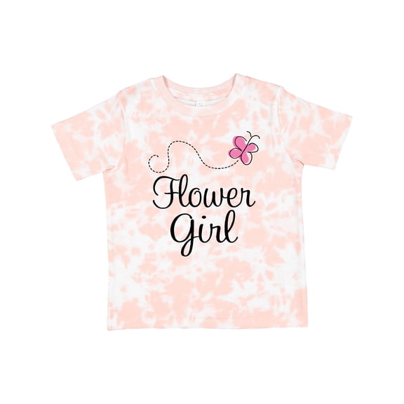 Inktastic Flower Girl Wedding Butterfly Girls Toddler T-Shirt