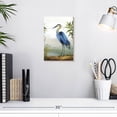 thumbnail image 3 of Elephant Stock Blue Heron Wall Art - Vertical Canvas Wall Art - Lobby Wall Decor - Animal Canvas - White And Brown Decor By Aimee Wilson - 8" x 12", 3 of 8