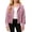 Pink, variant on Fringe Jacket for Girls Kids Cowgirl Western Tassels Motorcycle Cardigan Cropped Coats Sizes 5-14 Years Fringe Jacket