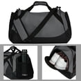 thumbnail image 6 of Gym Bag with Shoe Compartment for Men and Women -Durable, Water-Resistant Sports Duffel for Fitness, Travel, and More (Gray), 6 of 6