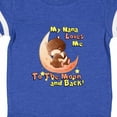 thumbnail image 4 of Inktastic My Nana Loves Me to the Moon and Back Boys or Girls Baby Bodysuit, 4 of 5