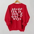 thumbnail image 4 of Penkiiy Chandails en Molleton de la Saint-Valentin pour Femmes - Mignon Chandail en Molleton de la Saint-Valentin Décontracté Cœur Pull-Over Rouge L, 4 of 4