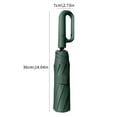 thumbnail image 3 of ZHOSXRC Automatic Mini Travel Windproof Folding Umbrella - Portable & Compact Umbrellas for Backpack, Strong UV Protection, Lightweight Design for Women Men Commute, 3 of 8