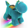 thumbnail image 1 of HOVER HEART Electric Animal Ride On Toy, 6V Powered Dinosaur Ride-on with Wheels, Led Lights, Safety Belt, A Great Gift Choice for Kid, 1 of 6