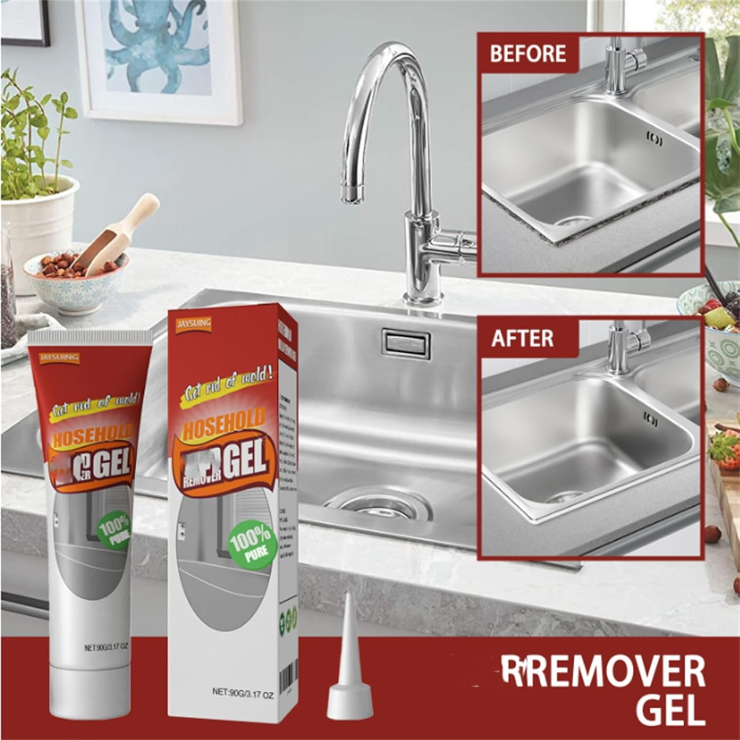 Nexa Remover Gel, Nuroclean Remover Gel, Suitable For Bathroom And