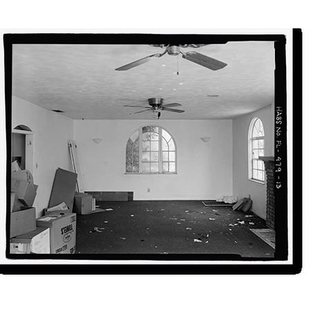 Historic Print, Pauline Kilker House, 1410 North Lincoln Avenue-3300 West Laurel Street, Tampa, Hillsborough County, FL - 13, 18" x 24"