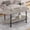 Grey, variant on Accreate 47.2" Oval Coffee Table, 2-Tier Brown Vintage Cocktail & Tea Table, Low Storage Center Table for Living Room or Office, Rustic Mid-Century Style