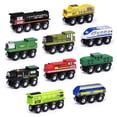 thumbnail image 1 of Set de tren de madera | Accesorios SainSmart Jr. 10 piezas magnéticas, 1 of 6