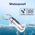 thumbnail image 4 of 3 Pcs Pill Box Keychain, Pill Box Keychain Waterproof Capsule Outdoor Pill Box Aluminum Waterproof Keychain Pill Box, 4 of 4