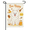 Garden Flag-3, variant on Bee Happy Garden Flag 12×18in Double Sided Cute Cartoon Bee on Flower Spring Summer Protected Fade Resistant Outdoor Decor for Porch Lawn Patio Yard