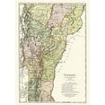 thumbnail image 2 of Bohn 14x18 White Modern Wood Framed Museum Art Print Titled - Vermont - Bohn 1796, 2 of 4