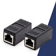 thumbnail image 3 of 2pcs Network LAN Connector Adapter Coupler Extender RJ45 Ethernet Cable Extension Converter, 3 of 5