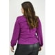 thumbnail image 3 of Blusa cruzada Roman Fashion Tallas Extras 1835 Magenta Violeta Oscuro 36, 3 of 7