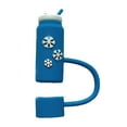 thumbnail image 1 of Embouts et Bouchons de Paille en Silicone Ajustement Universel pour Couvercle de Boisson Réutilisable Étanche de 10mm Compatible avec Gobelets et Bouteilles d'Eau, 1 of 3