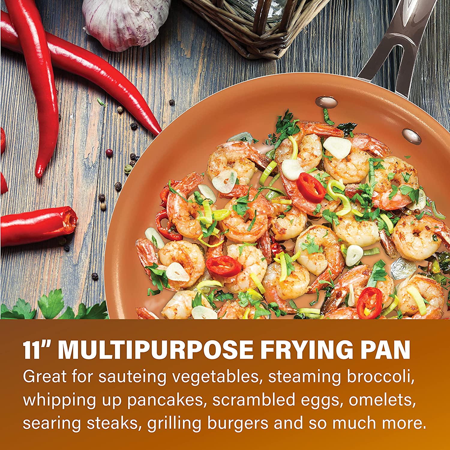 Gotham Steel 11-Inch Nonstick Frying Pan photo 4
