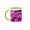 Green/White, variant on 3drose, the Dragonfly Touches the Water Lightly, 15oz Mug