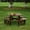 Brown, variant on Smooth Edge Design / Patio Outdoor Meals / 4 Built-in Benches