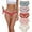 5C Pack-Purple/White/Pink/Green/Red, variant on Womens Underwear Lace Trim Hipster Panties 5 Pack Bamboo Viscose Cotton Bikini Briefs Ultra Soft Comfy Ladies Undies with Bow(5C,L)