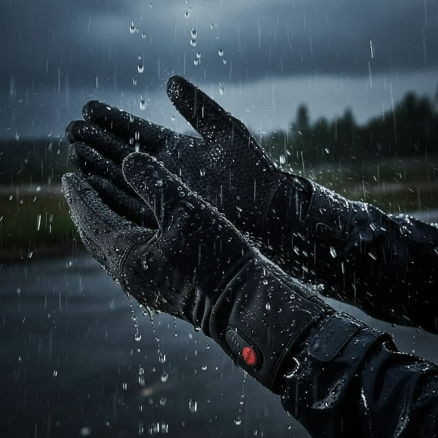 Customizable Smart Heating Gloves With Charging Function Five-Finger Heating For Outdoor Sports And Skiing Thermal Gloves