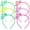 Crown, variant on 6 Colors Glow in the Dark Headbands, Plastic Light Up Hair Band Crowns Luminous Headband For Girls Party Headbands
