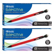 BAZIC Electra Mechanical Pencil 0.7mm, Latex Free Eraser, Total 24-count