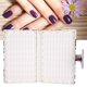 thumbnail image 5 of Tarjeta de exhibición de arte de uñas, libro de esmalte de uñas, tarjeta de gel, herramienta de manicura para práctica de uñas, color blanco, 5 of 8