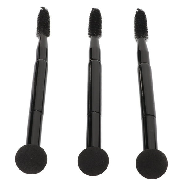 Cepillo De Esponja De Maquillaje, Cepillo Ergonómico Para Cejas Con Cabeza De Hongo Profesional 3 Piezas De Doble Punta Para Principiantes Para El Hogar