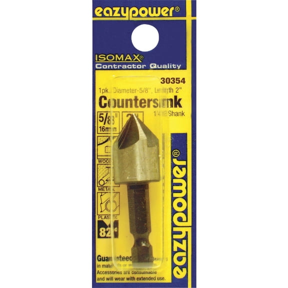 Vermont American 16644 Steel Countersink, 5/8-Inch