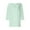 Mint Green, variant on 3/4 Length Sleeve Shirts for Women Loose V-Neck Eyelet Tops Summer and Fall Dressy Casual Ruffle Sleeve Tunic Blouses