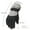 Grey, variant on Winter Gloves Adjustable Wrist Straps and Full Finger Coverage for Skiing Cycling Running and Outdoor Cold Weather Activities Ski Gloves
