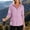 Pink, variant on Women's Basic Raglan Hooded Zip Up Lightweight Wind Jacket, Elastic Cuff Long Sleeve Outerwear, Versatile for Everyday Styling Gray XL