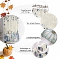 thumbnail image 6 of Shower Curtains for Bathroom-36"x72",Thanksgiving Pumpkin Harvest Waterproof Bath Curtain Grommet Shower Curtain Set, 6 of 7