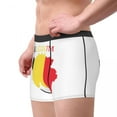 thumbnail image 5 of Belgian Belgium Flag Map Underwear Men Breathbale Boxer Briefs Shorts Panties Soft Underpants For Male, 5 of 7