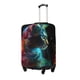 thumbnail image 1 of Balery Neon Spectrum Cat Portrait Funda de equipaje, fundas para maletas, elástica, lavable, protector de maletas, compatible con maletas de 18 a 32 pulgadas-Small, 1 of 7