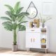 thumbnail image 2 of Artificial Palmera, Planta de Palma Areca Falsa Tropical de Seda de Palma con 15 Troncos, Planta de Piso de Palma Paraíso en Maceta para Decoración de Interiores y Exteriores, Hogar, Oficina y Jardín, 2 of 9