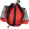 thumbnail image 4 of Tamaño 7 (29.5") Bolsa de baloncesto Balón de fútbol Fútbol Voleibol Softbol Soporte para bolsa de pelota deportiva + Correa de hombro ajustable 2 bolsillos laterales de malla para botella de agua, 4 of 7