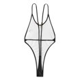 thumbnail image 3 of Sngxgn Women Swimsuits Vintage Tummy Control Swimwear(Black,M), 3 of 7
